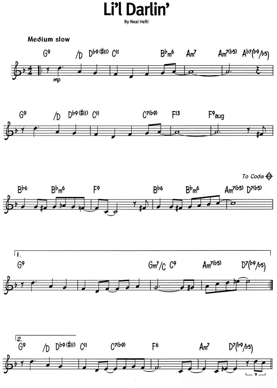 蓝调音乐:Li'l Darlin'