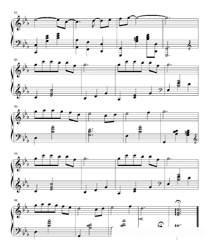 米乐：追光者简谱主题曲歌词