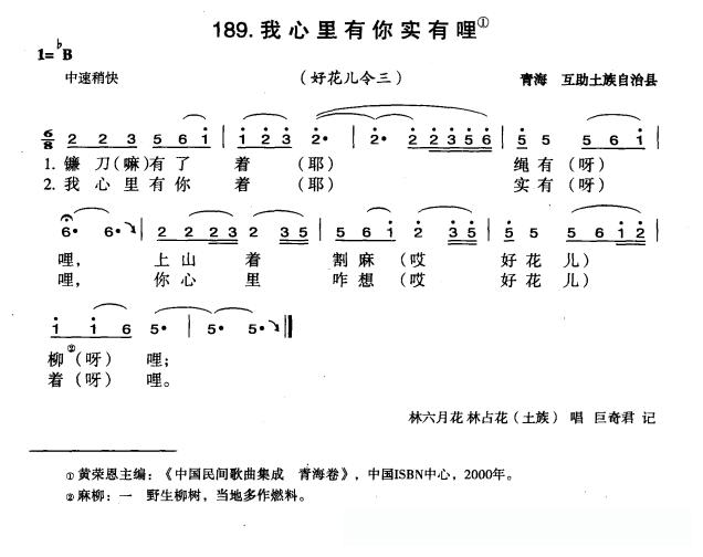 我心里有你实有哩