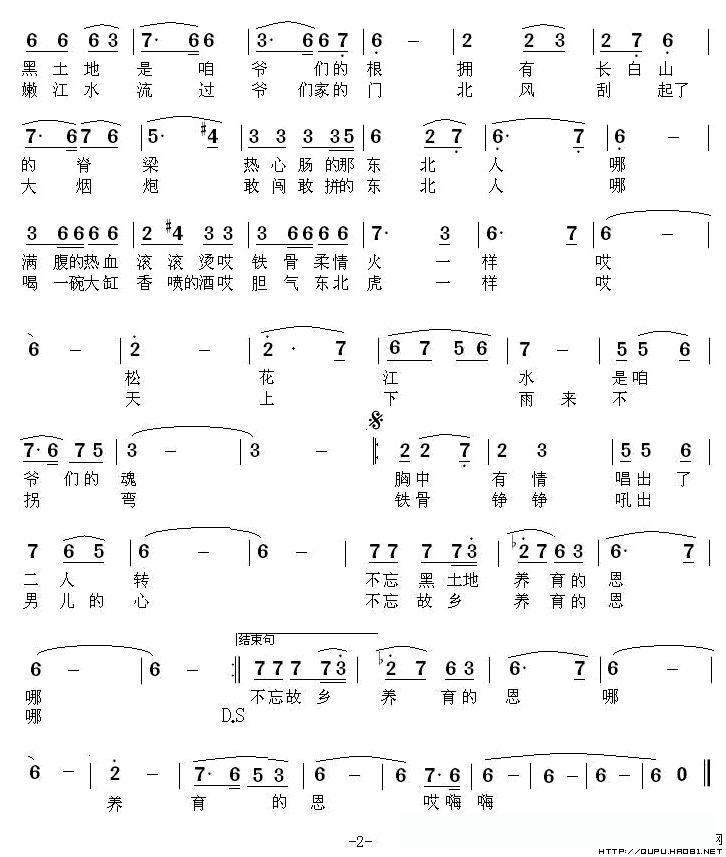 黑土地 东北人