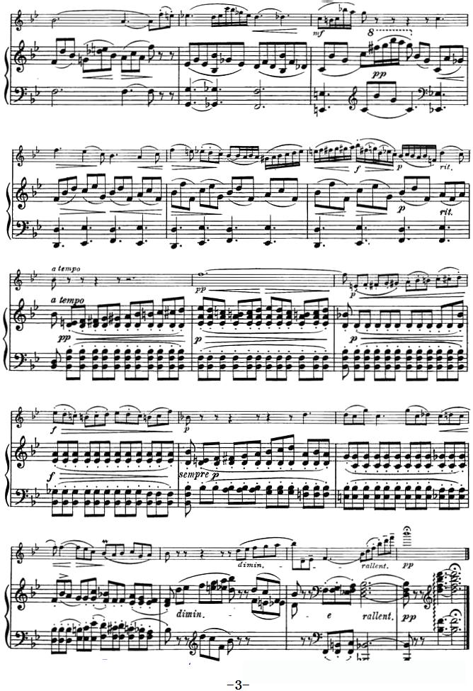 Nocturne（约翰·菲尔德作曲版、小提琴+钢琴伴奏）