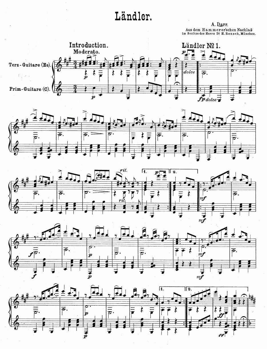 landler(古典吉他)