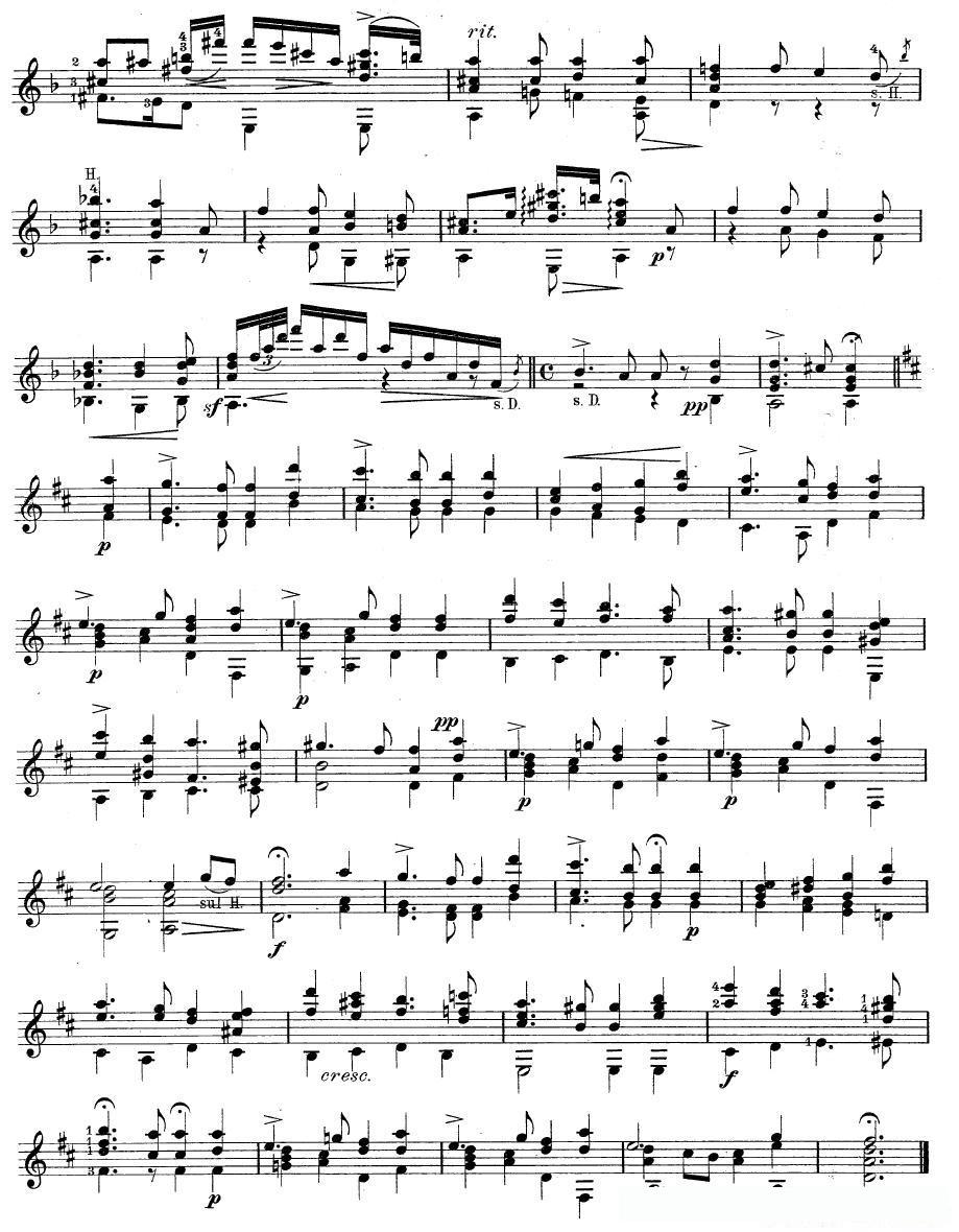 darr andante no3（古典吉他）