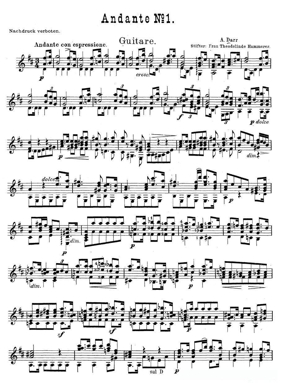 Andante.no1(古典吉他)