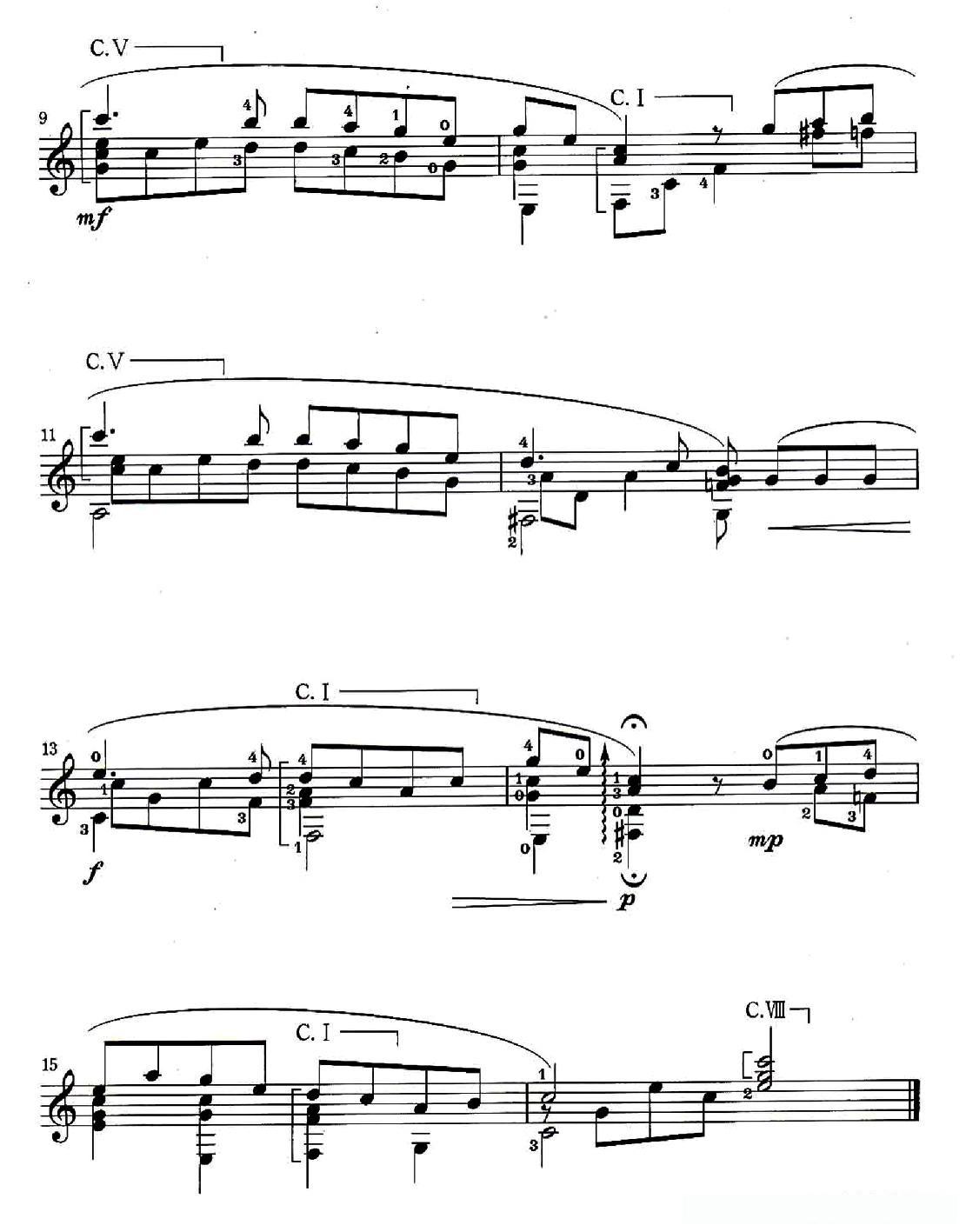 伦敦德里小调（Londonderry Air）（古典吉他）