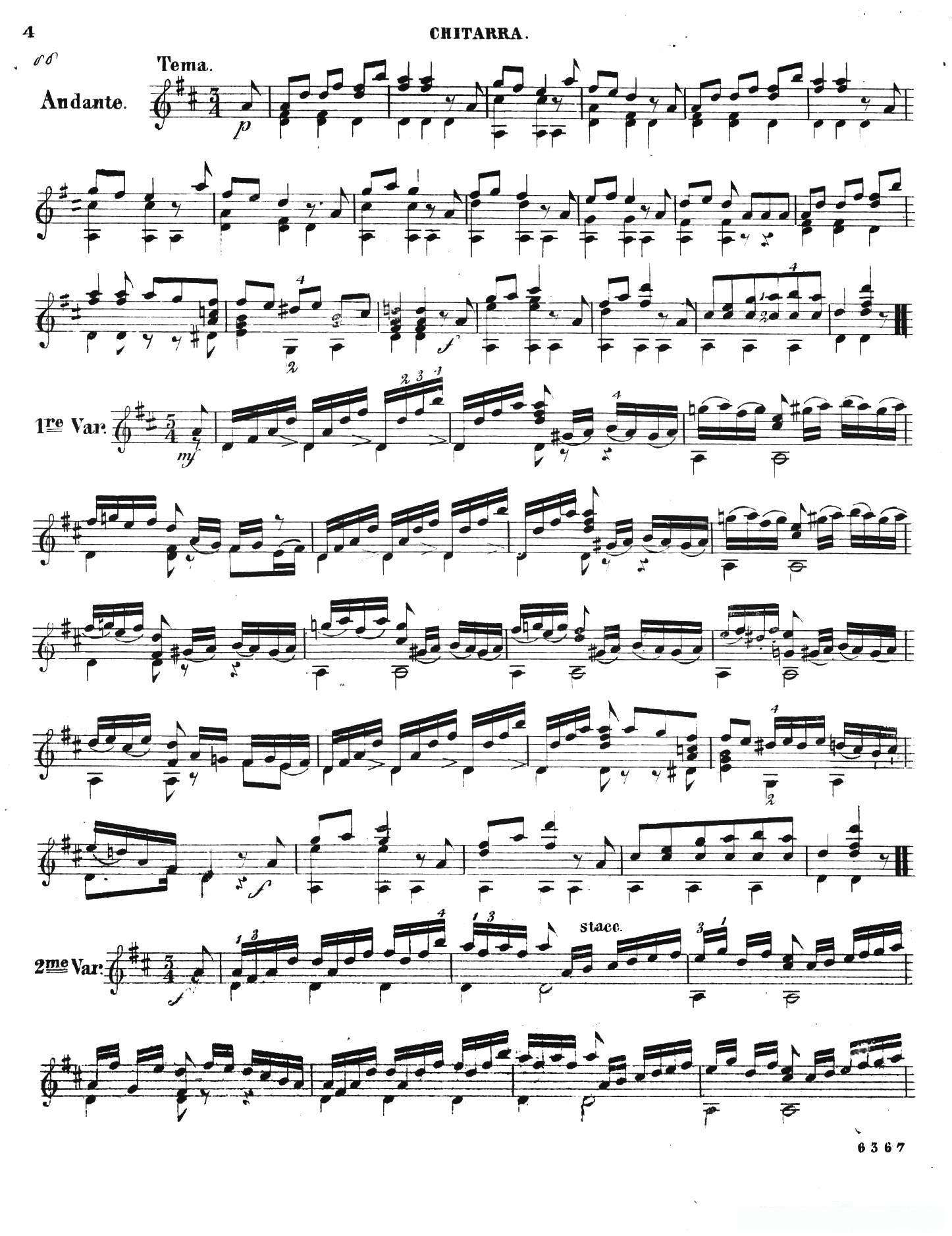 Carulli Op.364（古典吉他）