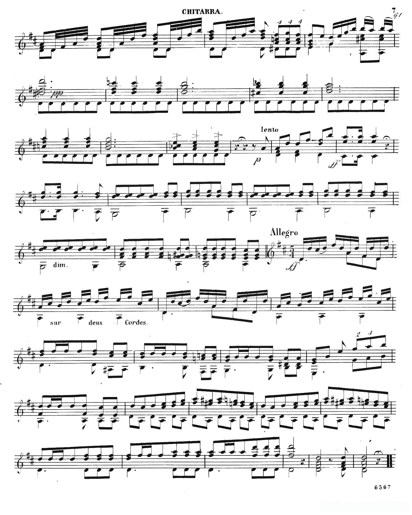 Carulli Op.364（古典吉他）