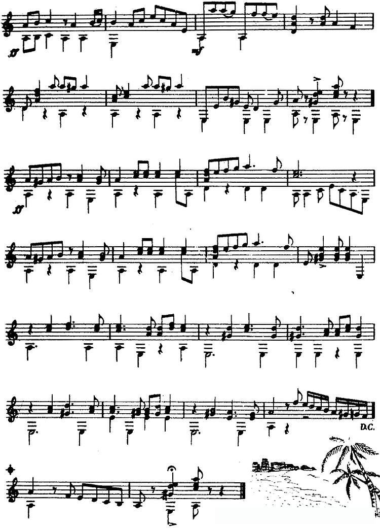 西班牙吉他独奏曲：化装舞会