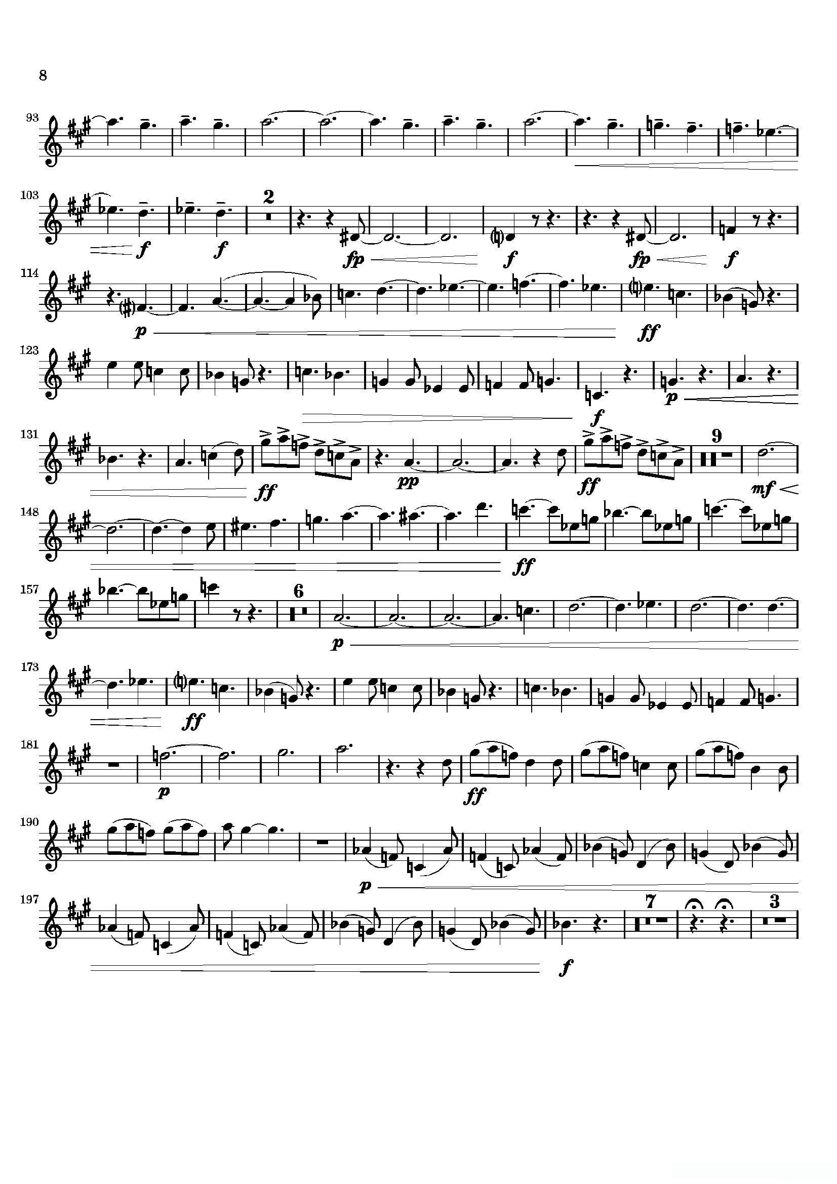 Movement(四重奏中音萨克斯分谱)