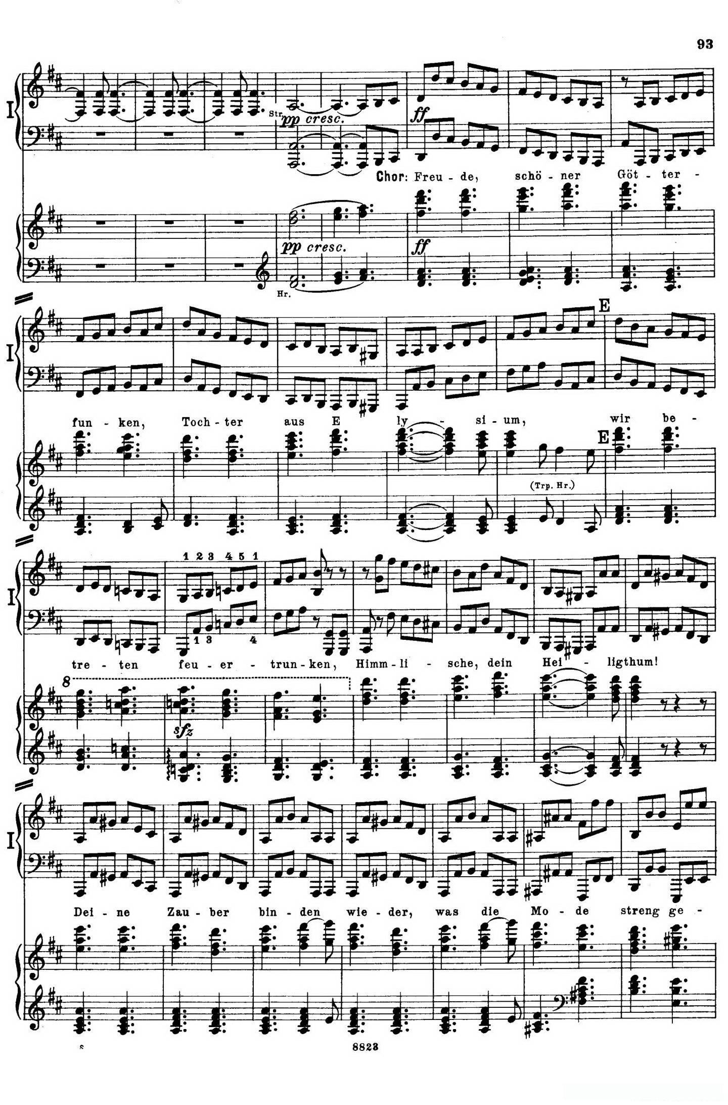 d小调第九交响曲 Op.125(双钢琴P93——102)