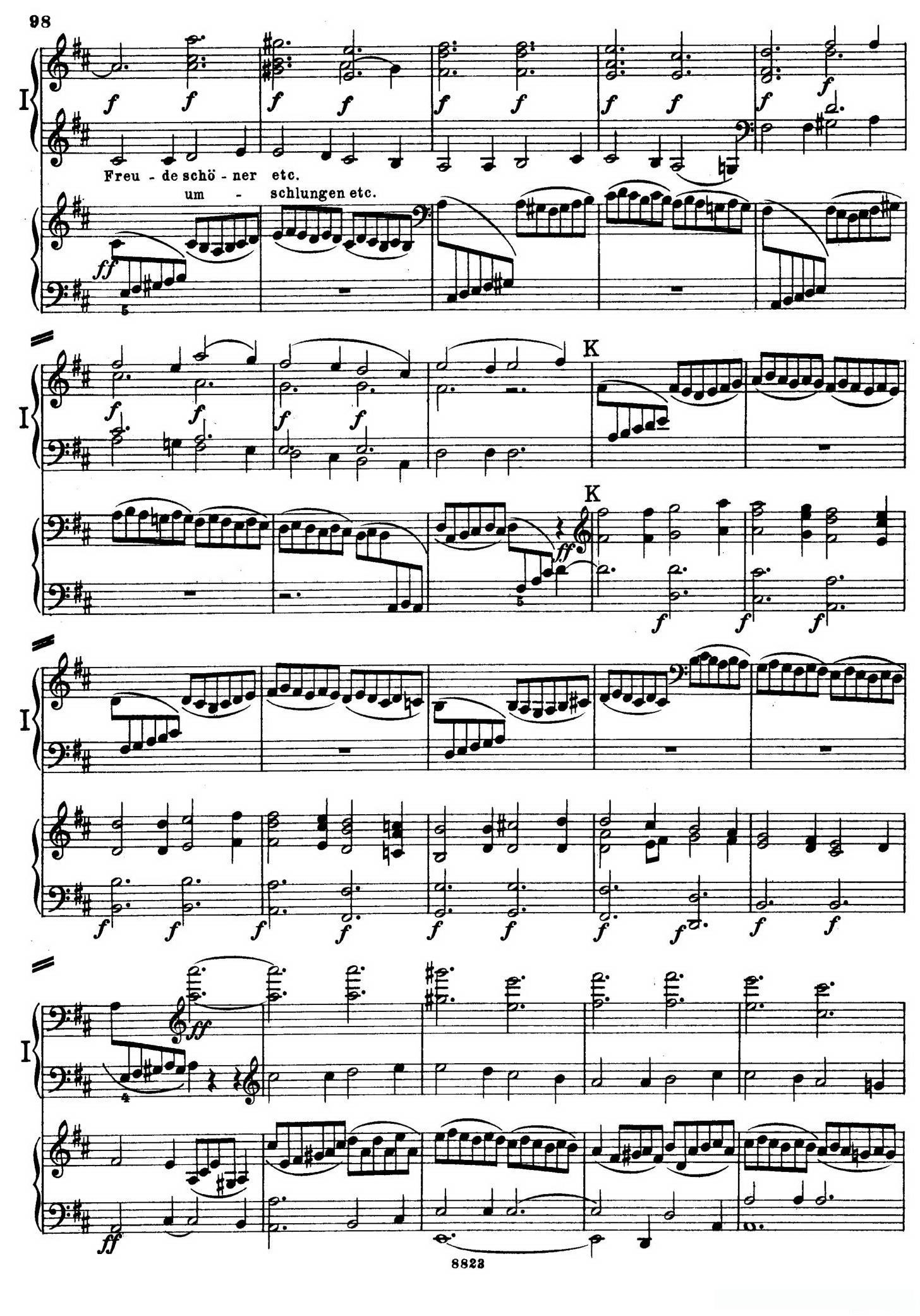 d小调第九交响曲 Op.125(双钢琴P93——102)