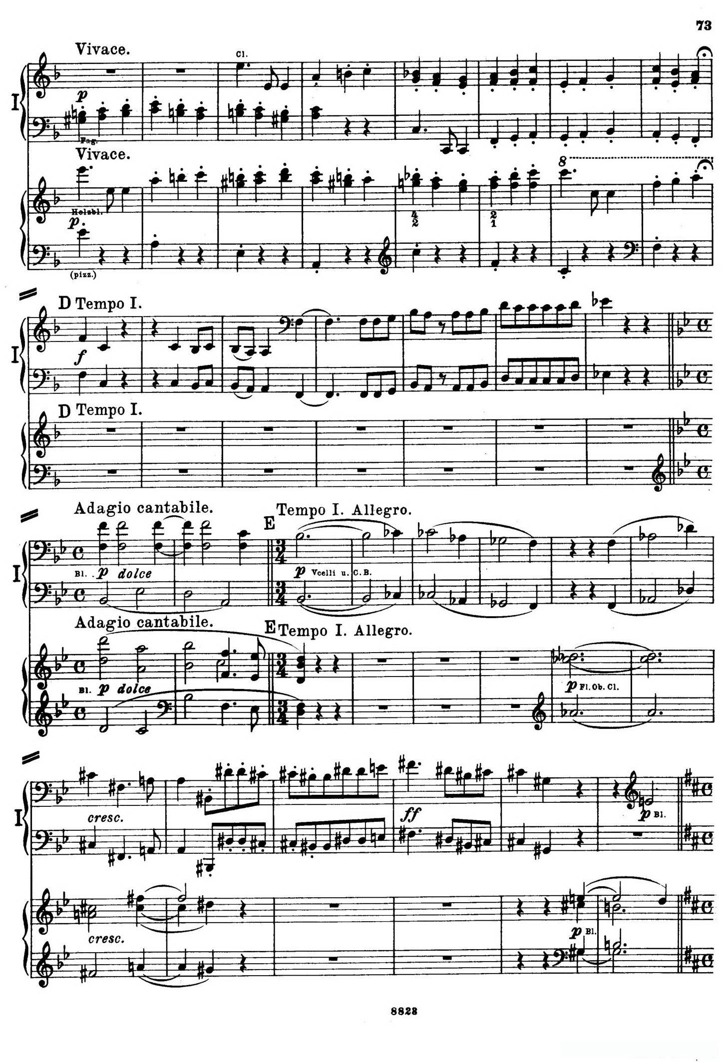 d小调第九交响曲 Op.125（双钢琴P73——82）