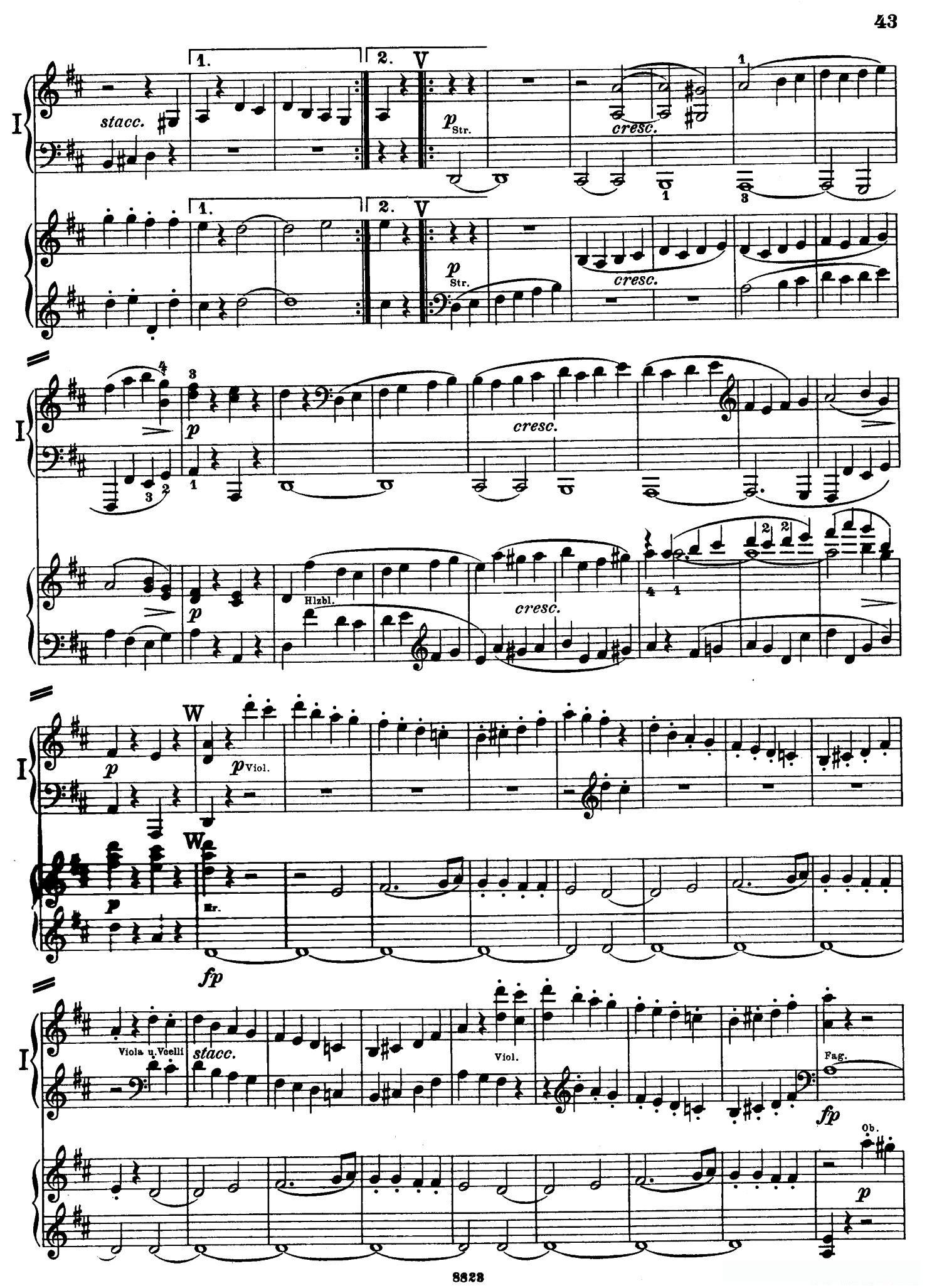 d小调第九交响曲 Op.125（双钢琴P43——52）