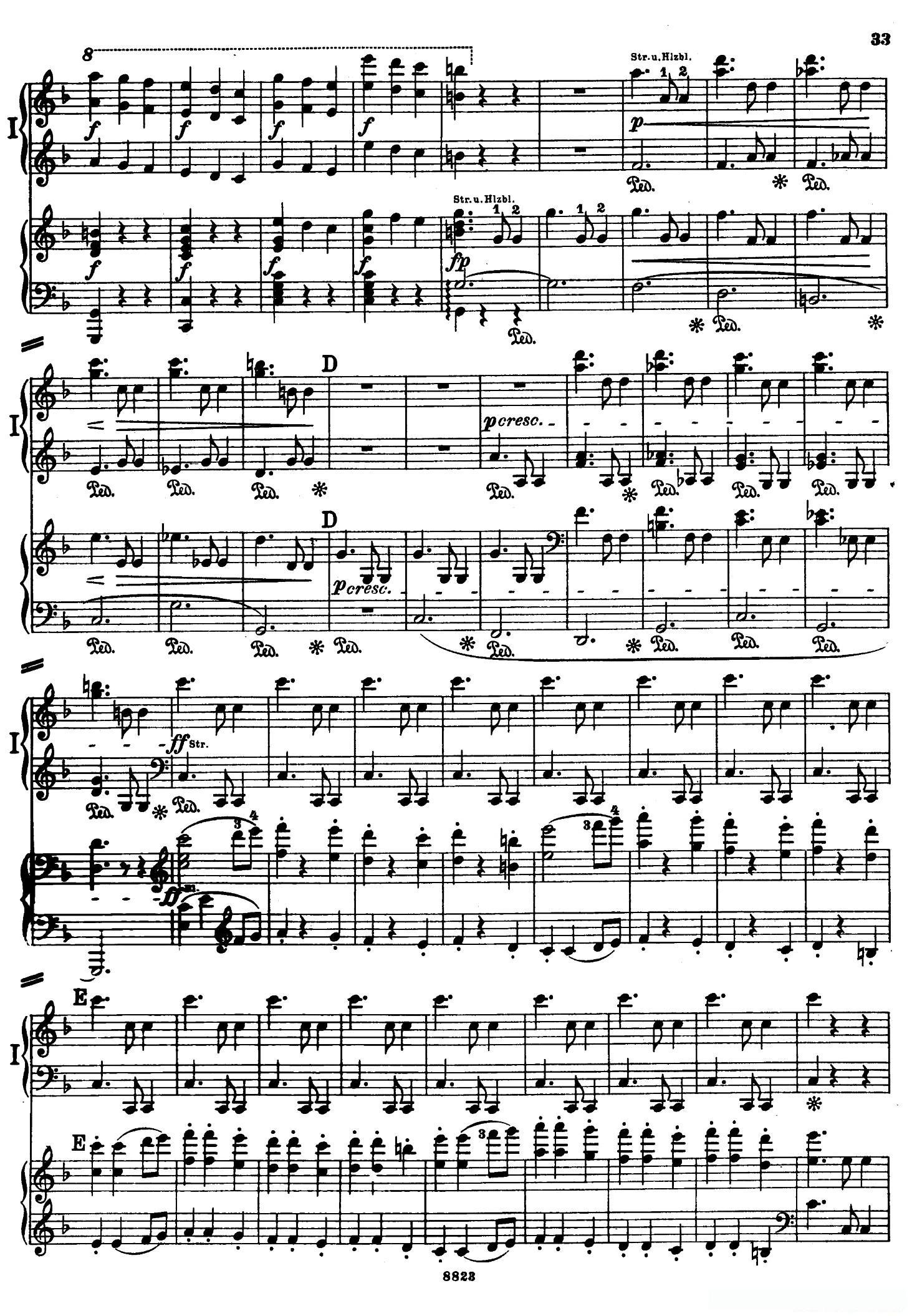 d小调第九交响曲 Op.125（双钢琴P33——42）
