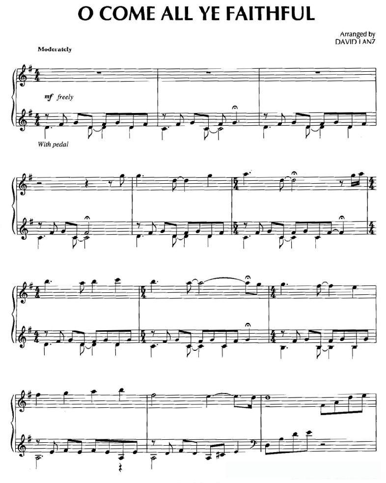 O Come All Ye Faithful