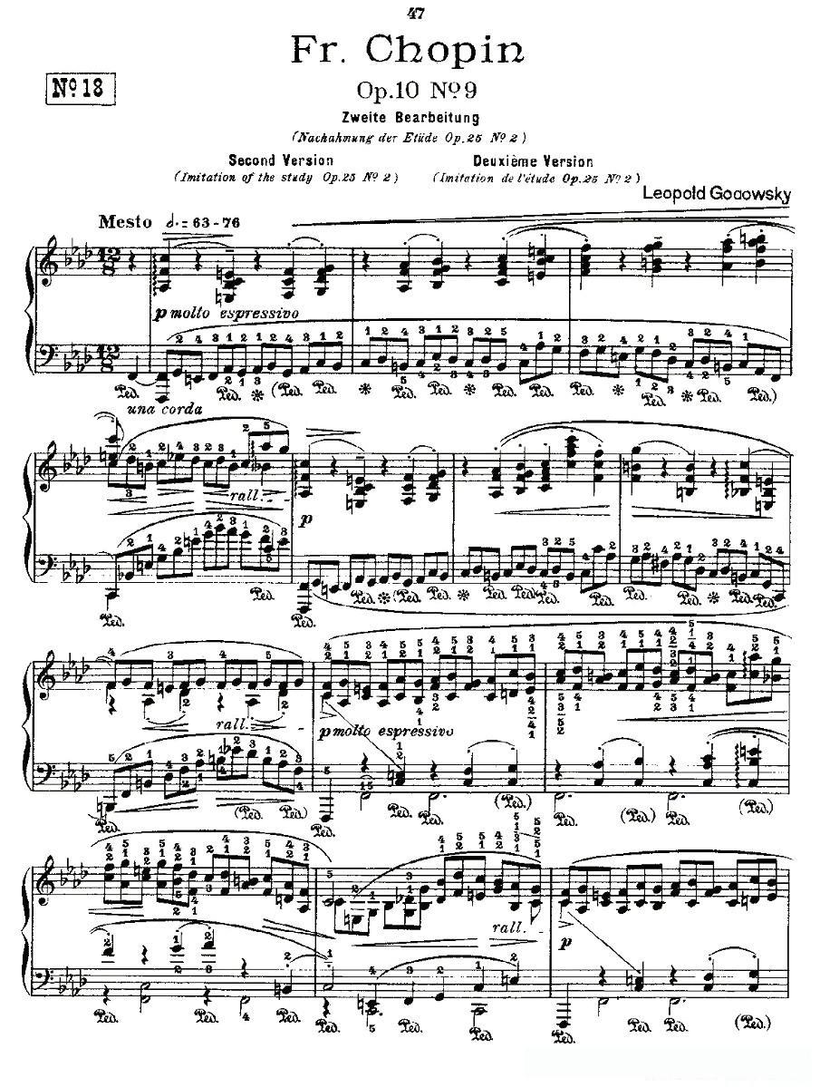 肖邦《练习曲》Fr.Chopin Op.10 No9-2
