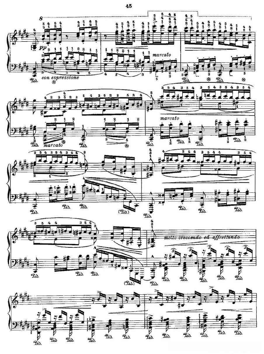 肖邦《练习曲》Fr.Chopin Op.10 No9-1