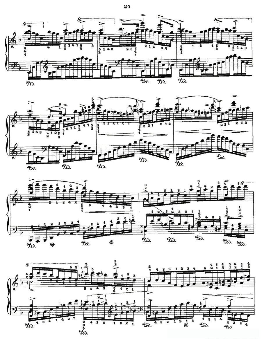 肖邦《练习曲》Fr.Chopin Op.10 No8-1
