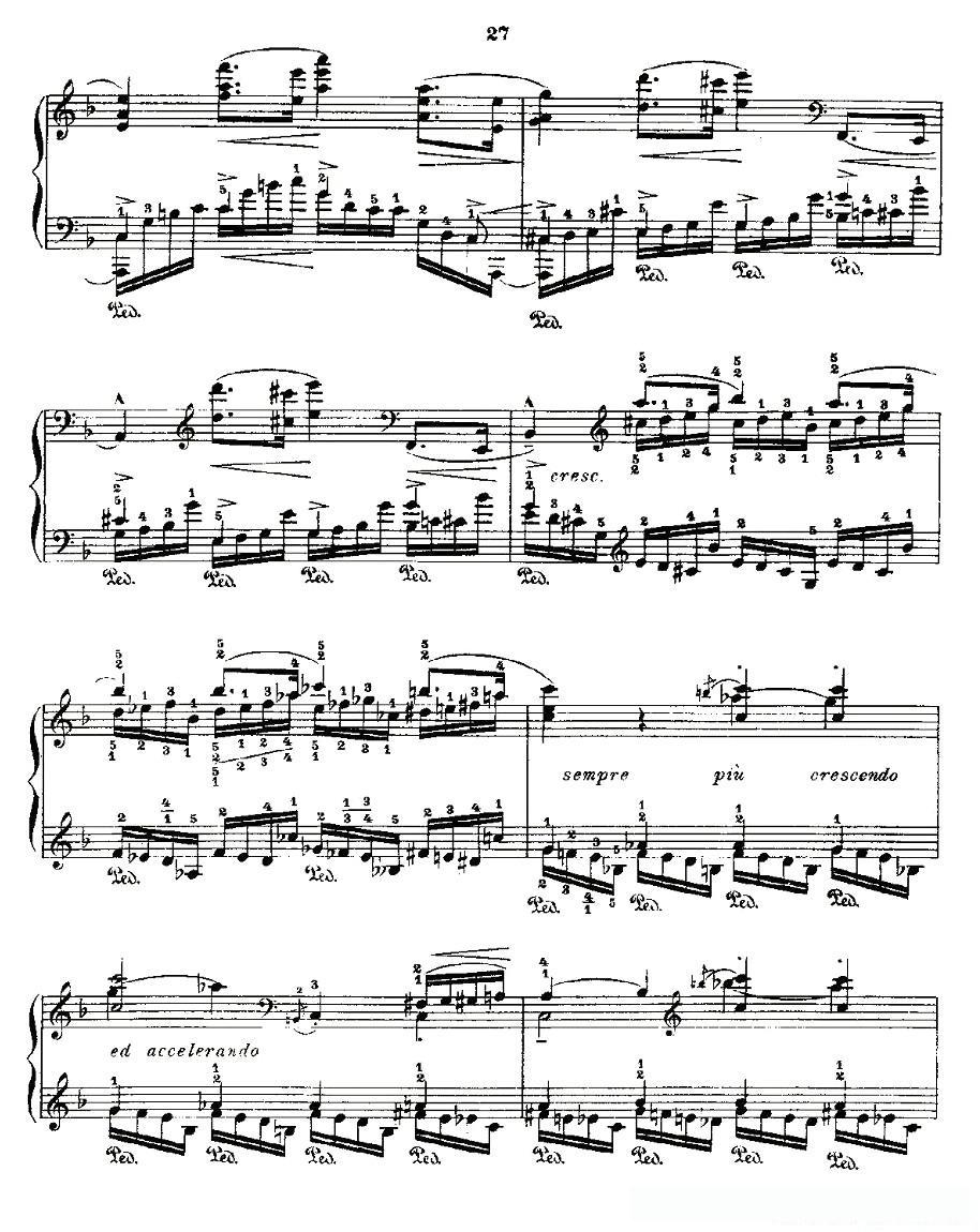 肖邦《练习曲》Fr.Chopin Op.10 No8-1