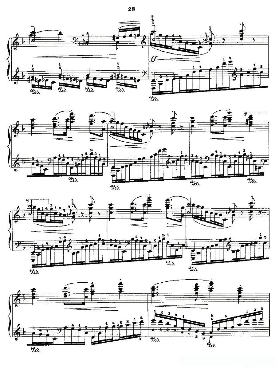 肖邦《练习曲》Fr.Chopin Op.10 No8-1