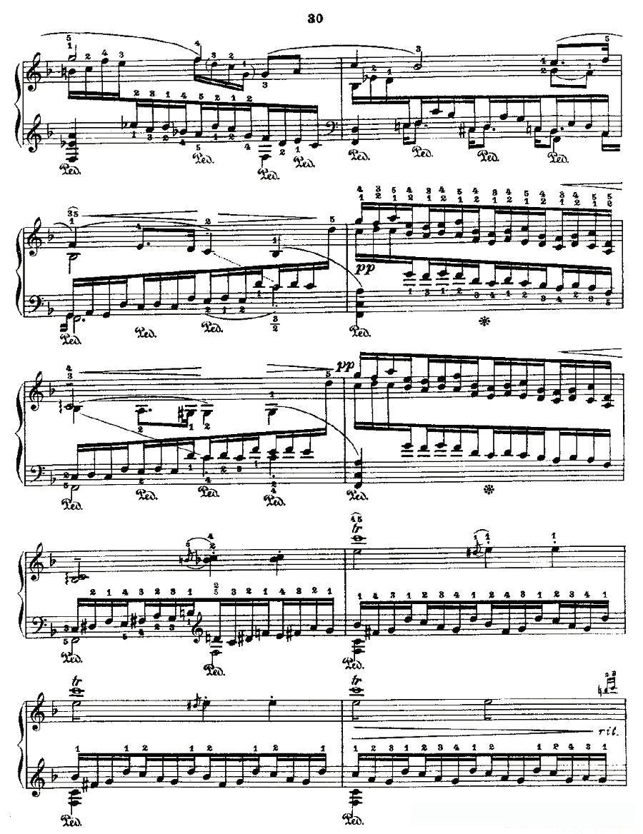 肖邦《练习曲》Fr.Chopin Op.10 No8-1