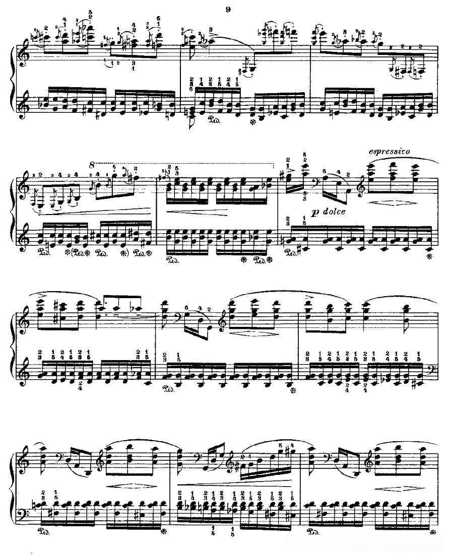 肖邦《练习曲》Fr.Chopin Op.10 No7-1