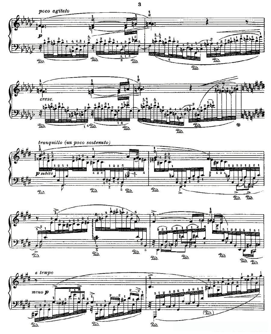 肖邦《练习曲》Fr.Chopin Op.10 No6