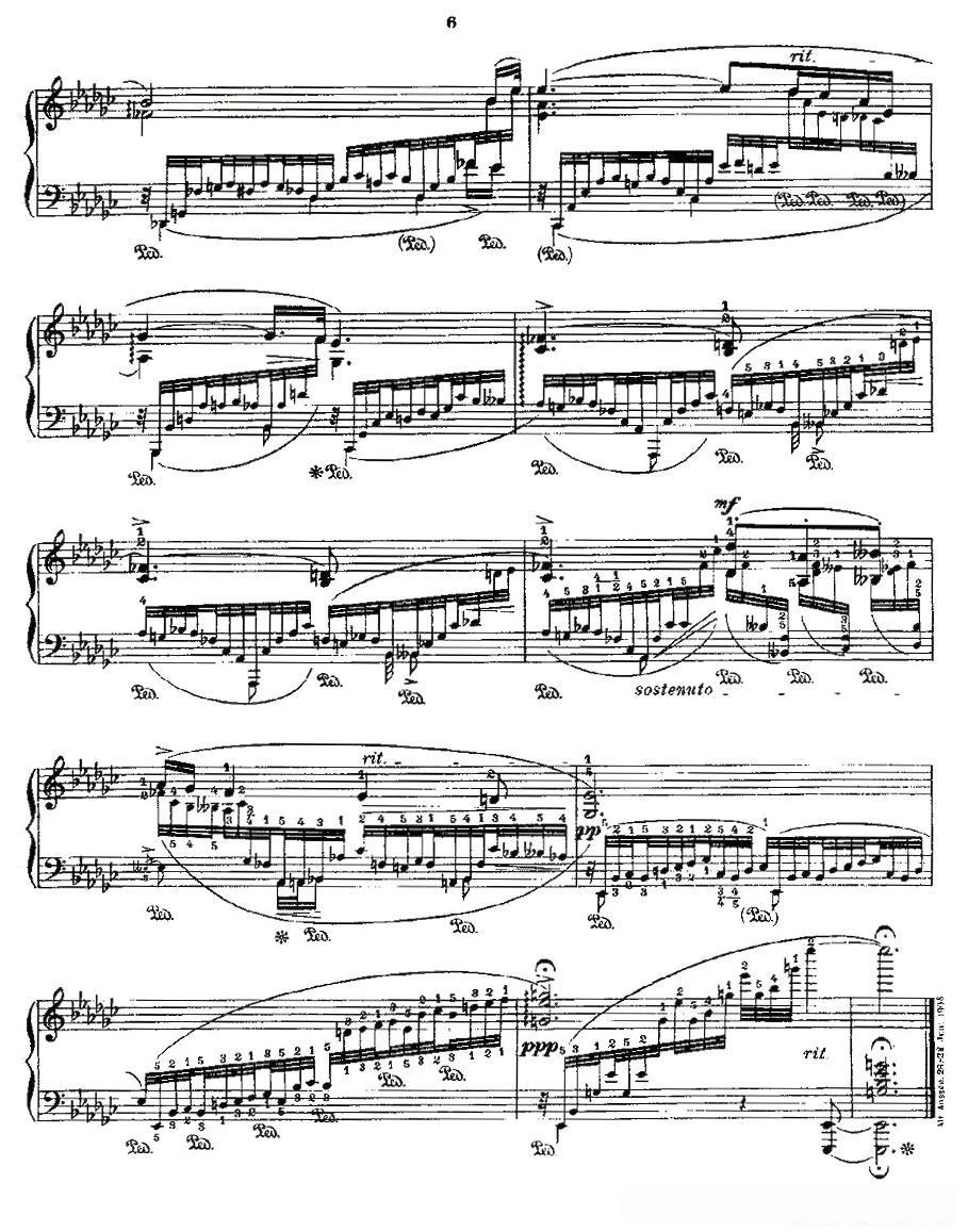 肖邦《练习曲》Fr.Chopin Op.10 No6