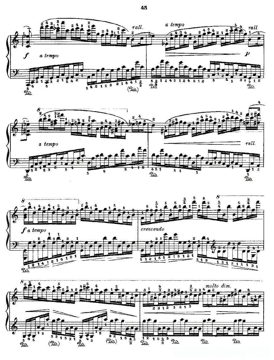 肖邦《练习曲》Fr.Chopin Op.10 No5-2