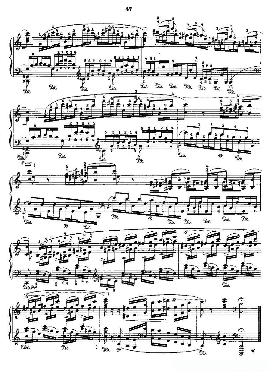 肖邦《练习曲》Fr.Chopin Op.10 No5-2