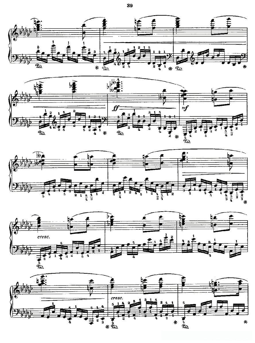 肖邦《练习曲》Fr.Chopin Op.10 No5-1