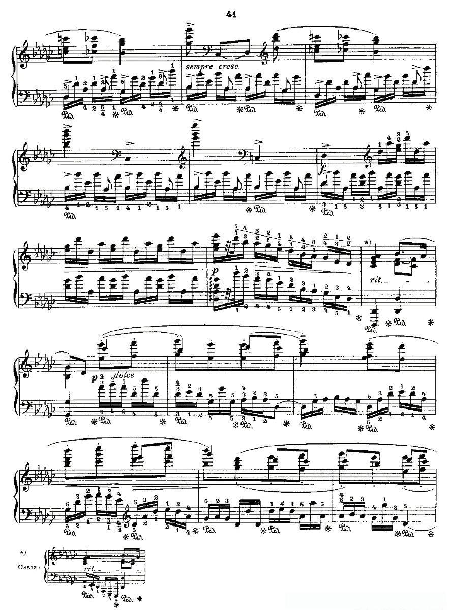 肖邦《练习曲》Fr.Chopin Op.10 No5-1