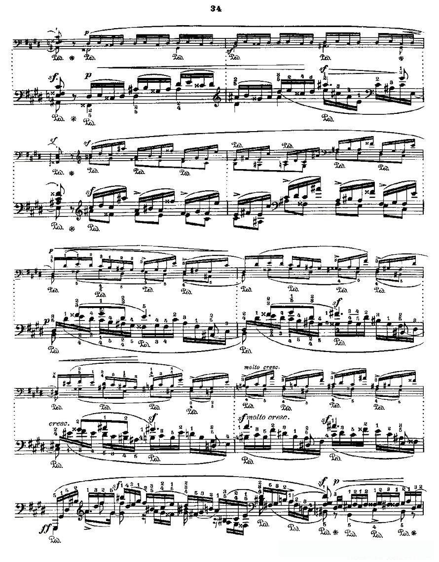 肖邦《练习曲》Fr.Chopin Op.10 No4