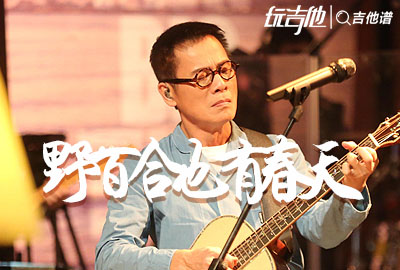 野百合也有春天吉他谱_罗大佑_C调中级版_吉他弹唱教学
