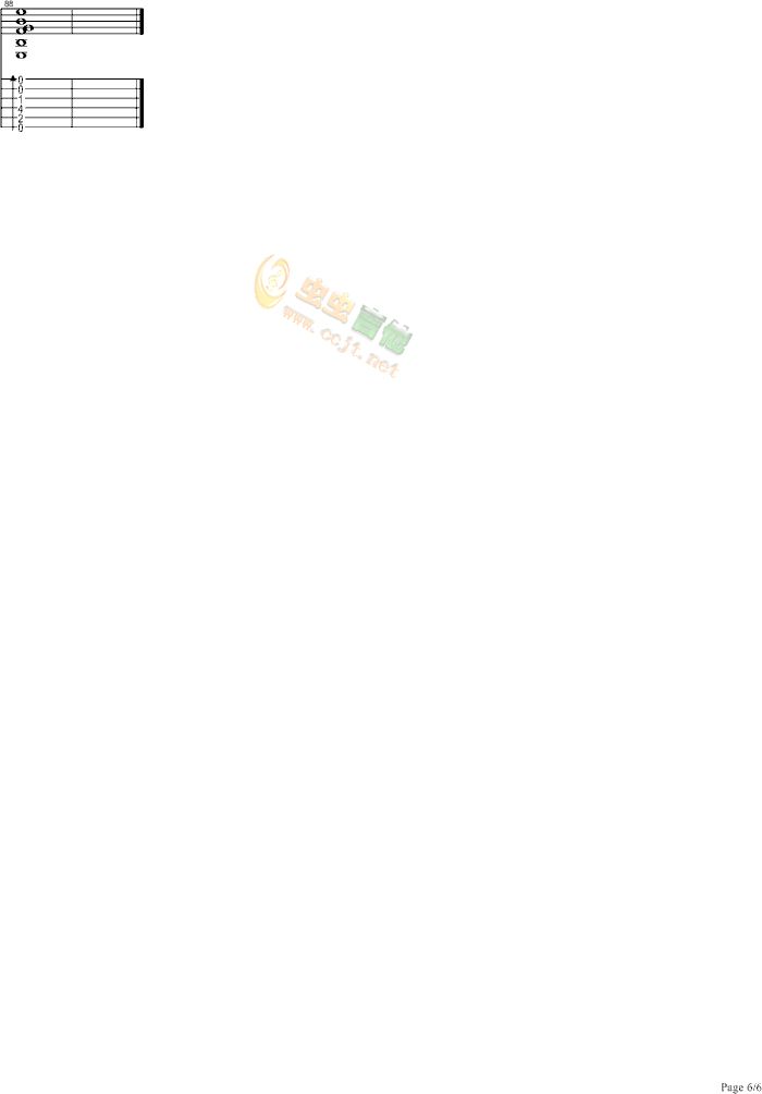 普通朋友吉他谱第6页