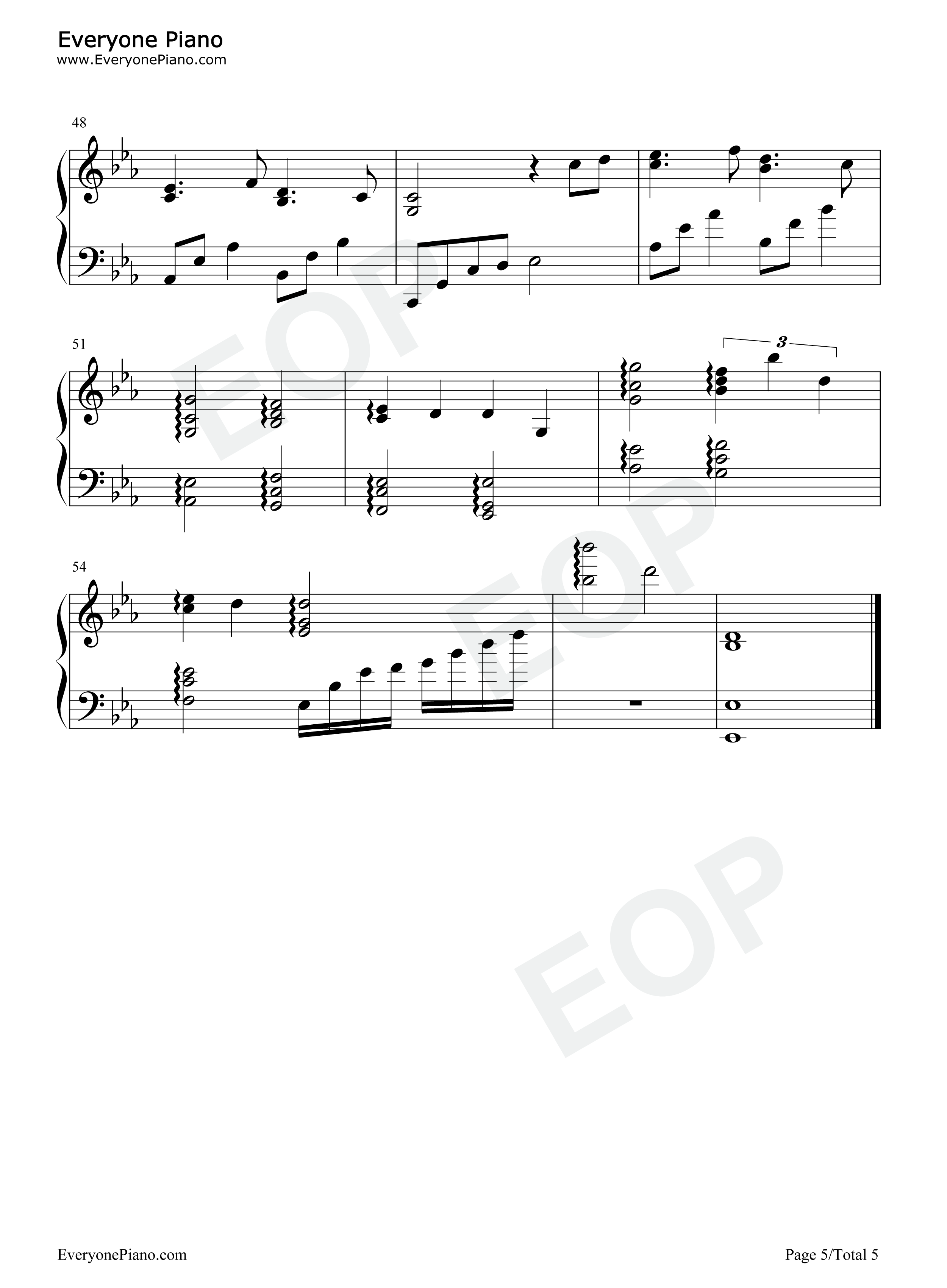 Eutopia-Yoohsic Roomz五线谱预览5