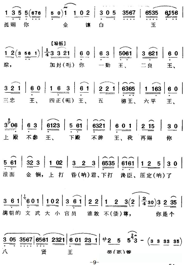 自盘古立帝邦天子为重(《骂殿》赵光义唱腔)
